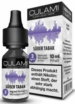 Culami E-Liquid Süßer Tabak  3mg