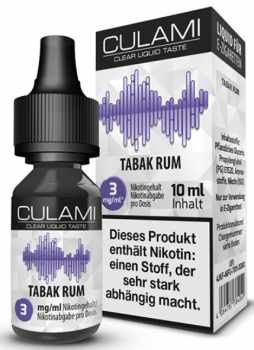 Culami E-Liquid Tabak Rum 3mg