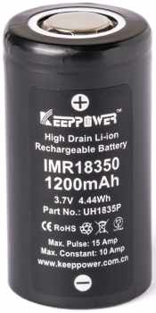 Keeppower IMR18350- 1200mAh